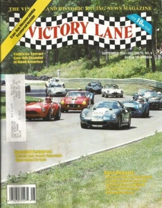 VICTORY LANE 1995 SEPT - THE VINTAGE & HISTORIC RACING NEWS MAGAZINE* - Imagen 1 de 1