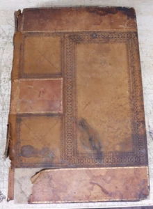 Unbenutzt / "Neu" Antik 1874-75 Ledger Buch Journal Dean Bros & Hoffman Chicago - Bild 1 von 14
