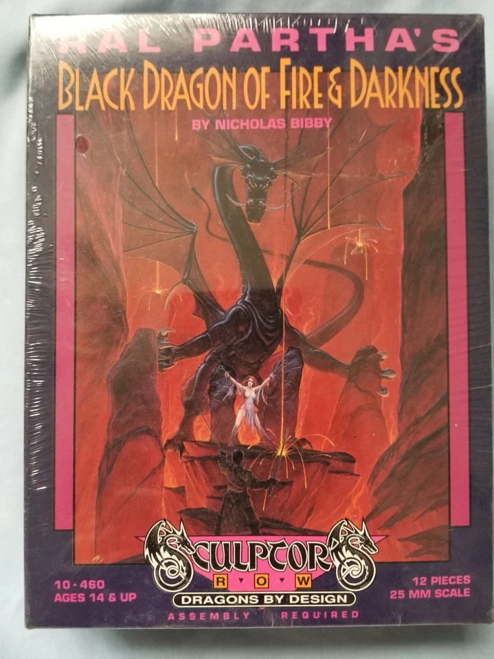 RAL Partha Black Dragon of Fire & Darkness 25mm