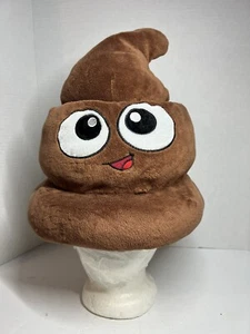 FIESTA HALLOWEEN KOSTÜMMÜTZE STINKY POOP EMOJI 12" PLÜSCHTIER - EINHEITSGRÖSSE - Bild 1 von 10