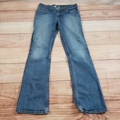 Pantalones de mezclilla vintage Carhartt para mujer 33 azul corte boot ajustados tiro bajo bolsillos damas Foto 1 de 4