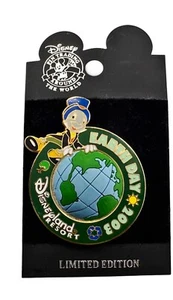 Disney Pin - DLR - Earth Day 2003 - Jiminy Cricket Free D 21571 LE 1500 - Picture 1 of 1
