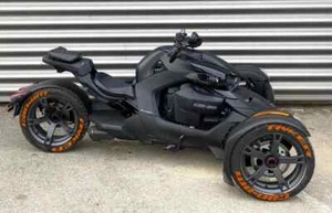 Permanent Stickers TIRE LETTERING RYKER Can-am 15"-17" FOR 3 TIRES 1.00" ORANGE - Picture 1 of 2