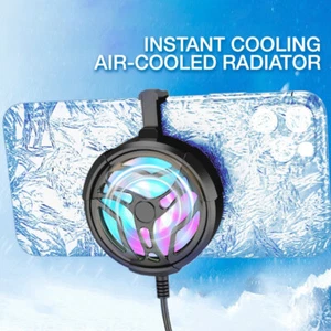 Mini Smart Phone Cooling Fans Turbo Gaming Mobile Gamepad Cooler Fans Cell Phone - Photo 1 sur 14