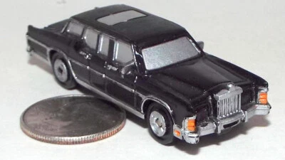 Маленький микро машина Lincoln 1982 лимузин в черном - Изображение 1 из 3