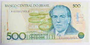 BANCO CENTRAL DO BRASIL ~ 500 ~ Quinhentos Cruzados - Mint - Picture 1 of 2