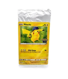 Pikachu Pokémon Go GameStop SEALED Promo Pokémon Trading Card Game Unopened - Picture 1 of 7