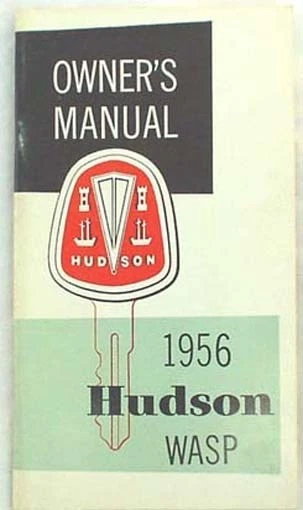 Hudson Wasp 1956 manual del propietario original  Foto 1 de 1