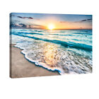 Canvas Wall Art Print Painting Picture Home Decor Sea Beach Landscape Waves