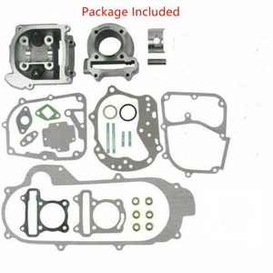 Cylinder Gasket Piston Ring Kit Scooters Big Bore Motor 100cc Fit For 139QMB GY6 - Picture 1 of 7