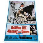 Frank Sinatra Virna Lisi Assault On A Queen, Tony Franciosa Poster 11 x 17 (380)