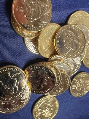 2008 State quarter (24k GOLD PLATED) Alaska Coin UNCIRCULATED 1 - Image 1 of 2