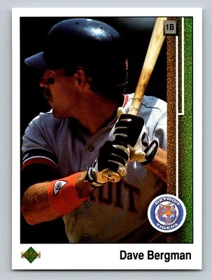 Dave Bergman 1989 Upper Deck #266 Detroit Tigers - Image 1 of 2