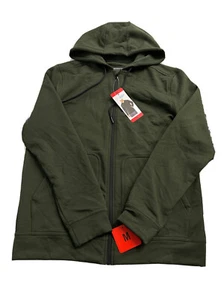Mondetta Mens Full Zipp with Hood jacket Green Medium Stretch NEW Mens Adj. hood - Picture 1 of 12