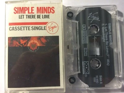 SIMPLE MINDS RARE Australian LET THERE BE LOVE Cassingle Cassette Single - Image 1 of 2