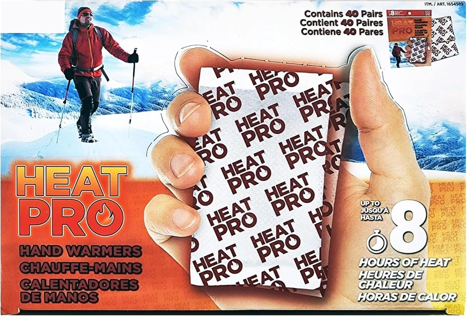 Heat Pro Hand Warmers 40-pairs - 1654589 - WM-HAND-C