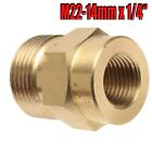 Brass Gasket Adapter Foam Coupler 1/4 F - M22 for High Pressure Water Tools
