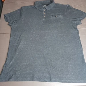 Camisa polo Rock & Republic The Iconic gris oscuro manga corta para hombre talla L - Imagen 1 de 12