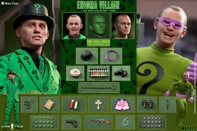 Mars Toys MAT017 1/6 Enigma Villain Collectible Male Action Figure Model Toy - Image 1 of 4