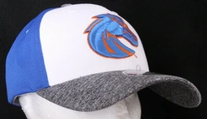NEW Boise State University Broncos BSU Zephyr Blue Hat Baseball Stretch Fit L - Picture 1 of 8