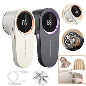 Electric Clothes Lint Pill Fluff Remover Rechargeable Fabric Sweater Fuzz Shaver - Picture 1 of 15