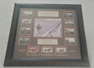 The History Of The Triple Crown Featuring Secretariat 26" X24" - Picture 1 of 12