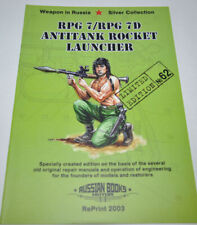 RPG 7 Antitank Rocket Launcher Army Military Manual Book Soviet Reprint 62 Rambo