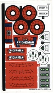 LEGO Sticker Sheet 76174 Marvel Spider-Man's Monster Truck vs. Mysterio - Picture 1 of 1
