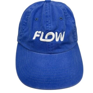 Port Authority UNISEX Baseball Cap Hat Blue White Flow Strapback 6 Panel One SZ - Picture 1 of 14