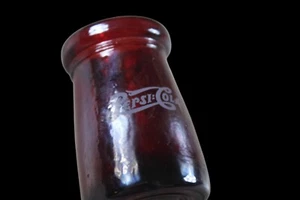 Botella de crema de vidrio arándano vintage Pepsi Cola Soda Pop - Imagen 1 de 5