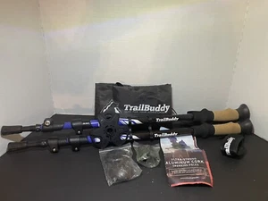 TRAILBUDDY Trail Stick schwarz 24,5-54" - Bild 1 von 5