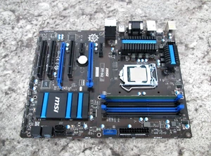 MSI Z97-G43 Intel Core i5-4590 3.3GHz CPU 4GB Ram ATX Motherboard Used - Afbeelding 1 van 7