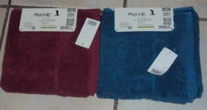 möve Gästetuch LUXUS Handtuch 2er Set 50 x 100cm Handtücher Baumwolle lila grün - Bild 1 von 5