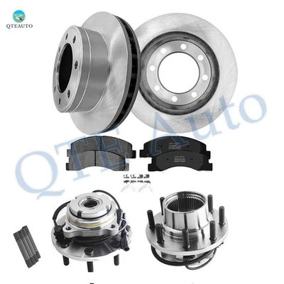 Rotores de freio 8 F 330,95 mm - Pastilha de freio - Cubo de roda para 1999-2004 Ford F-350 Super Duty - Imagem 1 de 4