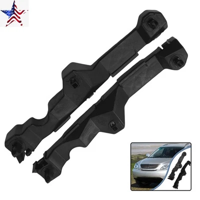 ABS Front Bumper Cover Support Brackets Set For 2007-2009 Lexus RX350 Anti-Skid Foto 1 de 4