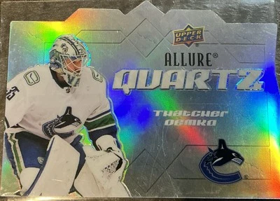 Thatcher Demko 2022-23 UD Allure Quartz #AQ-TD Vancouver Canucks - Image 1 of 2
