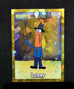 2025 Topps Chrome Sapphire SpongeBob SquarePants #167 Lenny Gold /50 - Picture 1 of 2