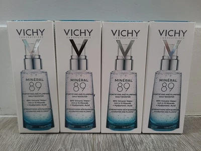 4 x Vichy Mineral 89 refuerzo diario fortificante de la piel 1,69 oz ácido hialurónico 27/02 Foto 1 de 4