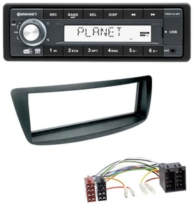 Continental MP3 AUX USB DAB 1DIN Autoradio für Citroen C1 Peugeot 107 (05-14) - Bild 1 von 9