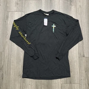 Simply Southern Herren M Langarm T-Shirt Schwarz Neu mit Etikett - Bild 1 von 6