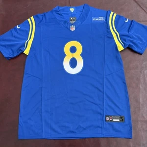 Jared Verse Jersey Los Angeles Rams Mens Large #8 Stitched Blue - Picture 1 of 6