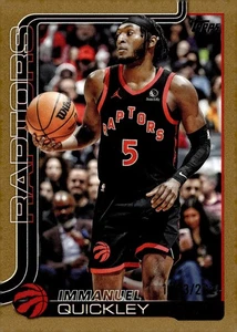 2025-26 Topps #32 Immanuel Quickley Gold #/2025 - Imagen 1 de 2