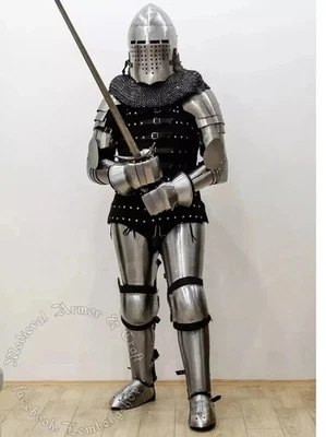 Medieval Footman Buhurt "Full Body Armor Suit Steel Breastplate Ukrainian Sets - Image 1 of 4