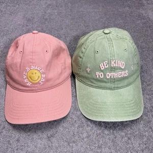 Lot Bundle Of Two (2)  American Eagle Outfitters Hats Be Kind Have A Nice Day - Picture 1 of 12
