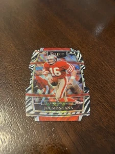 2021 Panini Select JOE MONTANA #36 Prizm Zebra Die-Cut Case Hit SSP!!! - Picture 1 of 3