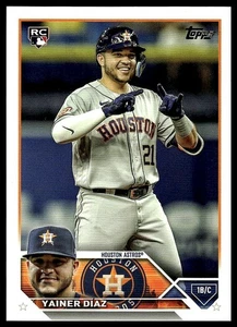 Yainer Díaz *TARJETA DE NOVATO* (RC) 2023 Topps #635 - Imagen 1 de 2