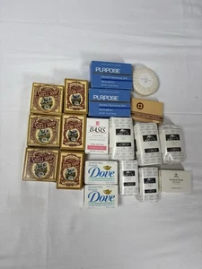 Vintage Bar Seife Lot English Shell Purpose Dove Avalon Grey Hotel Seifen - Bild 1 von 3