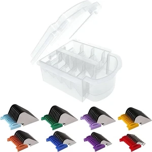 Stainless Steel Dog Grooming Attachment Guards Combs Sets Compatible with Arc... - Foto 1 di 4