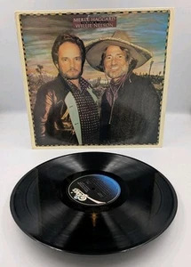 Merle Haggard / Willie Nelson – Poncho & Lefty Vinyl, LP 1982 Epic Tested - Picture 1 of 2