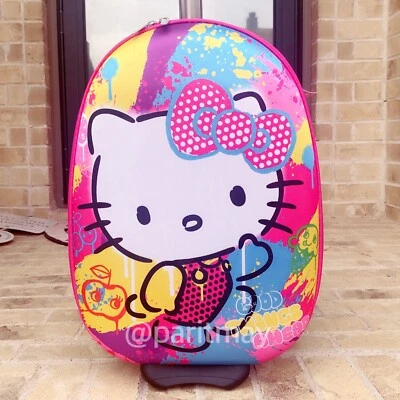 Sanrio Hello Kitty Scooter & Rolling Luggage Bag Cabin Size 18"H (NEW WITH TAG) - Image 1 of 4